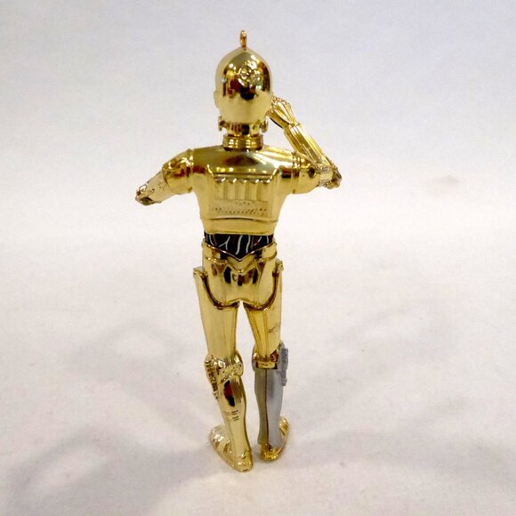 NEW 2003 HALLMARK STAR WARS C-3PO DROID HOLIDAY CHRISTMAS ORNAMENT - Picture 10 of 12